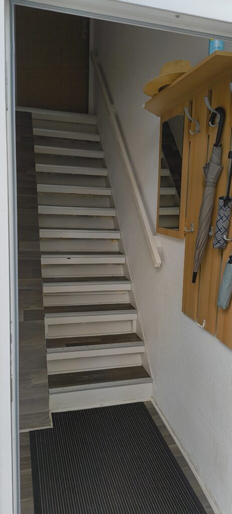 Treppe zur Ferienwohnung